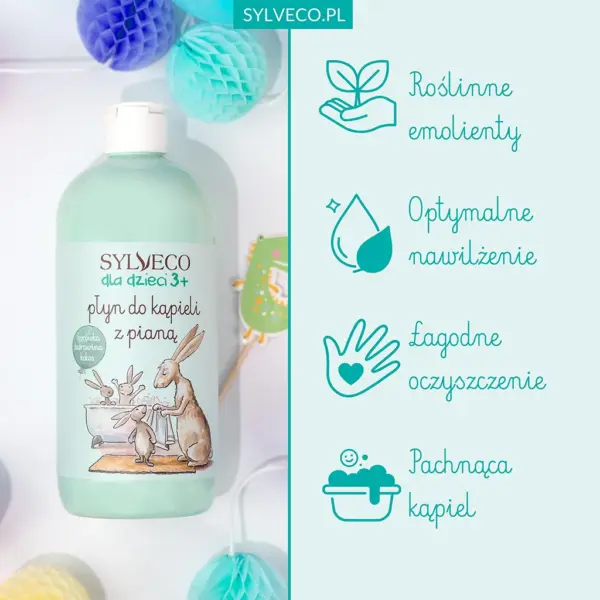 SYLVECO dla dzieci 3+ Płyn do kąpieli z pianą – zdjęcie 2