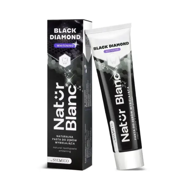 SYLVECO Natur Blanc Pasta do zębów BLACK DIAMOND wybielająca