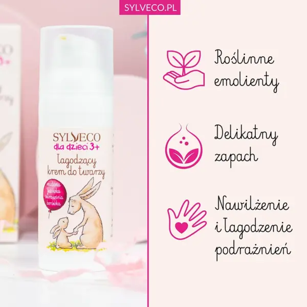 SYLVECO dla dzieci 3+ Łagodzący krem do twarzy – zdjęcie 2