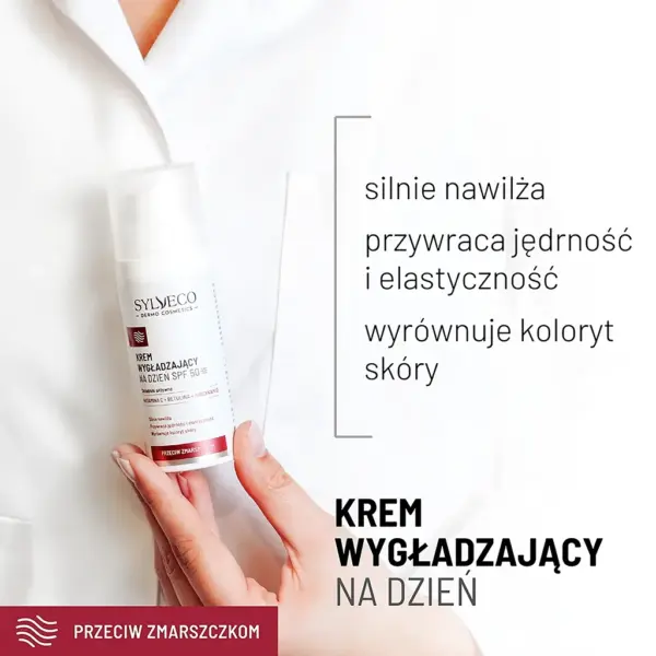 SYLVECO DERMO Krem Wygładzający do Twarzy na Dzień SPF50 – zdjęcie 2