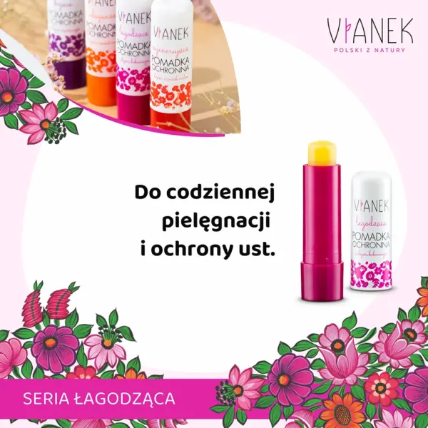 VIANEK Łagodząca pomadka ochronna – zdjęcie 2