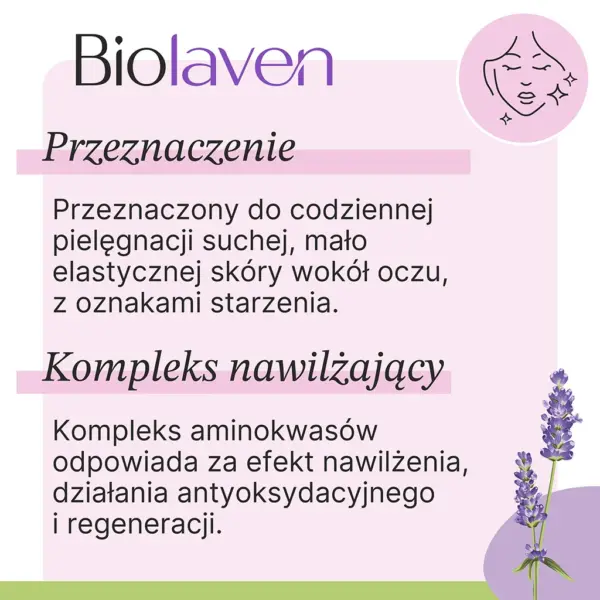 BIOLAVEN Krem pod oczy – zdjęcie 2