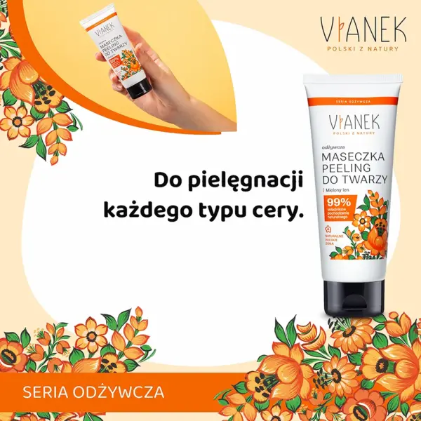 VIANEK Odżywcza maseczka peeling do twarzy – zdjęcie 2