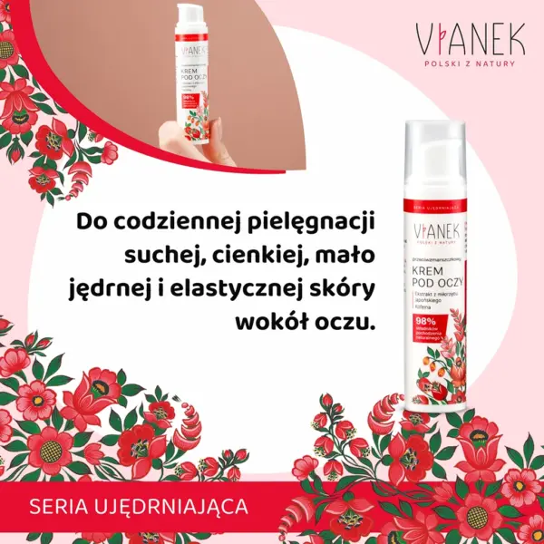 VIANEK Przeciwzmarszczkowy krem pod oczy – zdjęcie 2