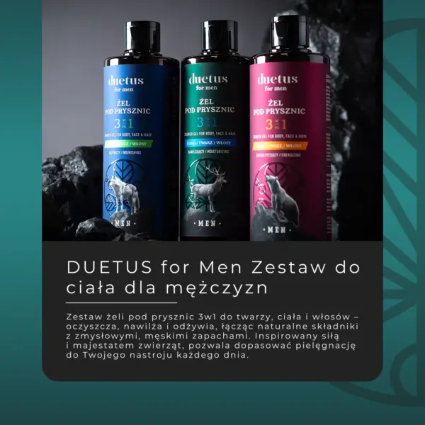 DUETUS for Men Zestaw do ciała dla mężczyzn – zdjęcie 2