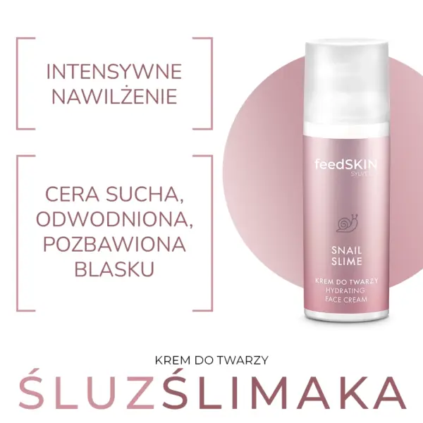 FEEDSKIN Krem do twarzy ze śluzem ślimaka – zdjęcie 2