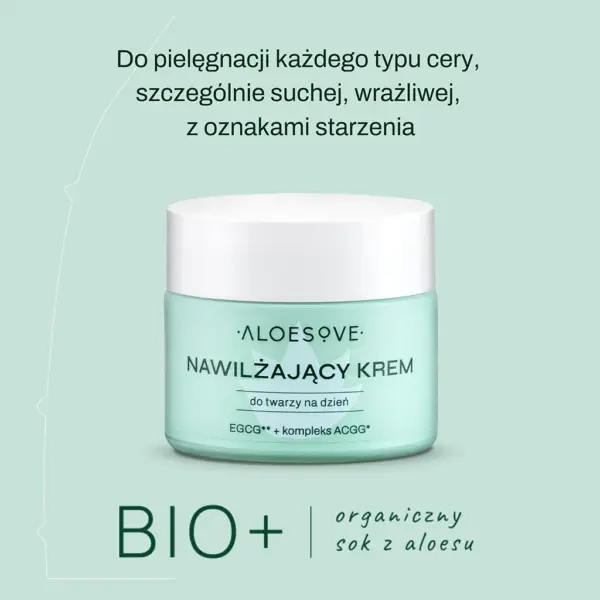 ALOESOVE Nawilżający krem do twarzy na dzień – zdjęcie 2
