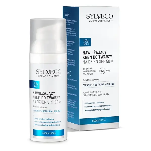 SYLVECO DERMO Nawilżający krem do twarzy na dzień SPF50