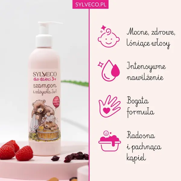 SYLVECO dla dzieci 3+ Szampon i odżywka 2w1 – zdjęcie 2