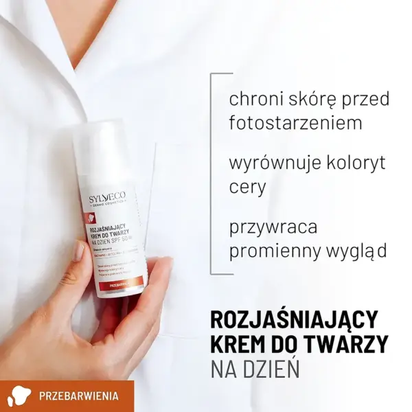 SYLVECO DERMO Krem rozjaśniający do twarzy na dzień SPF50 – zdjęcie 2