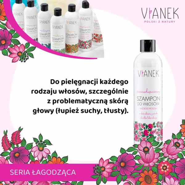 VIANEK Przeciwłupieżowy szampon do włosów – zdjęcie 2