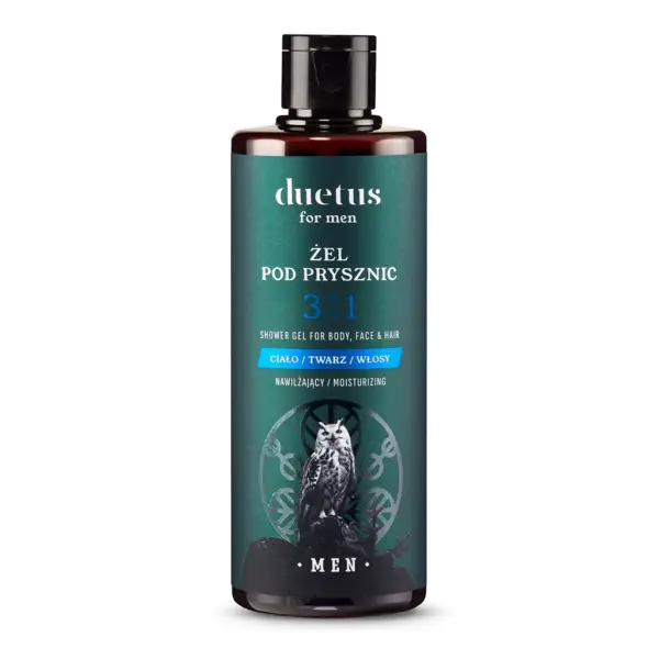 DUETUS FOR MEN Żel pod prysznic 3w1 nawilżający
