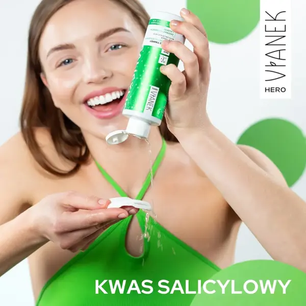 VIANEK HERO Tonik do twarzy z kwasem salicylowym – zdjęcie 2