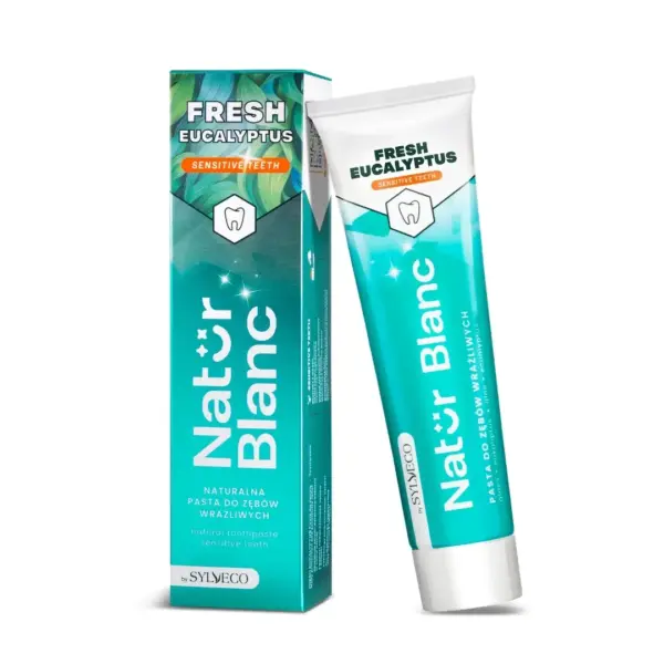 SYLVECO Natur Blanc Pasta do zębów FRESH EUCALYPTUS do wrażliwych zębów
