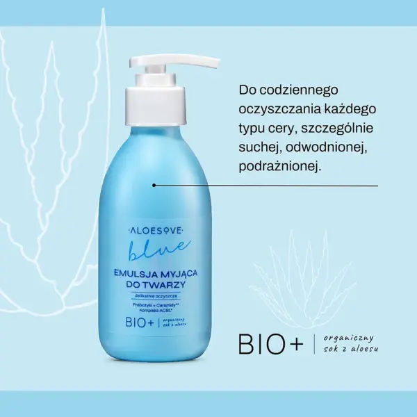 ALOESOVE BLUE Emulsja myjąca do twarzy – zdjęcie 2
