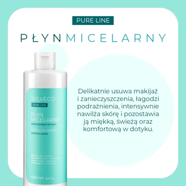 SYLVECO PURE LINE Nawilżająco-kojący płyn micelarny – zdjęcie 2