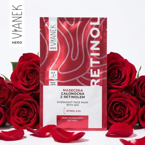 VIANEK HERO RETINOL Maseczka całonocna z retinolem saszetka 10 ml – zdjęcie 2