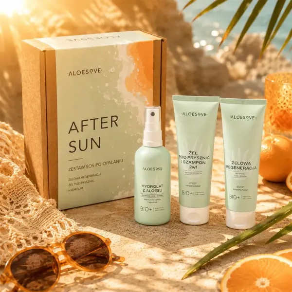 ALOESOVE AFTER SUN Zestaw do ciała – zdjęcie 2