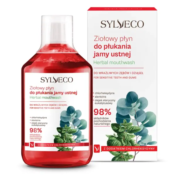SYLVECO Ziołowy płyn do płukania jamy ustnej z chlorheksydyną